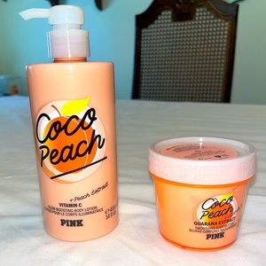 Victoria’s Secret Coco Peach Body Butter&Lotion Brand new with boxes